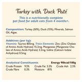 Lily's Kitchen Turkey Duck pate tray, imported from the UK
