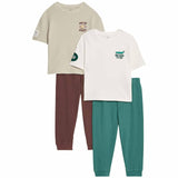 M&S Bugs children's pyjama set in green for ages 3-4 years, imported from the UK
