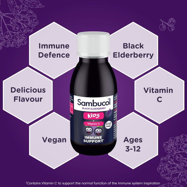 Sambucol kids syrup 120ml (British brand)