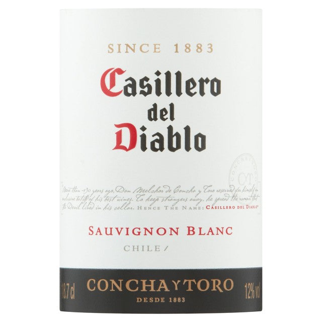 Casillero del Diablo Sauvignon Blanc wine 187ml - British product