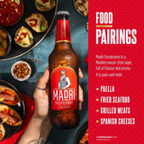 Madri Excepcional lager 4 x 330ml bottles, imported from the UK