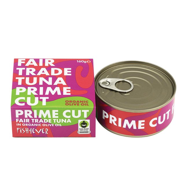 Fish4Ever Yellowfin Tuna in Organico Olive Oil 160g - British product