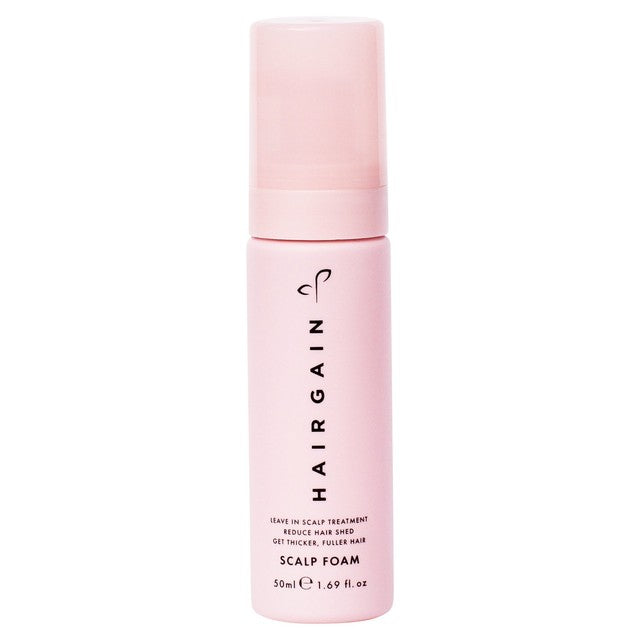 Hair Gain Scalp Foam treatment for fuller hair, UK version