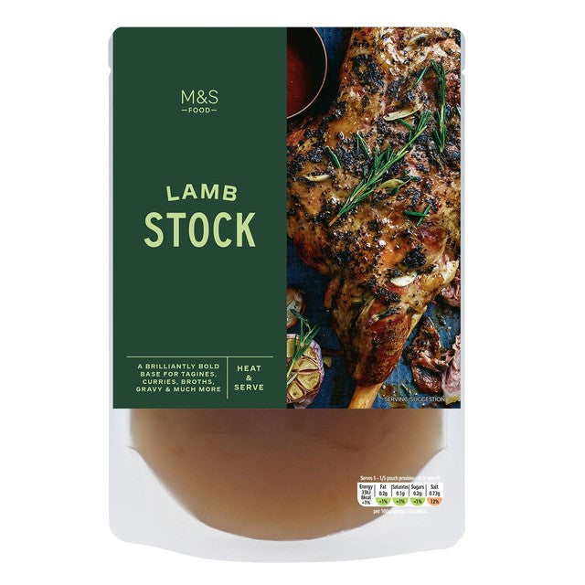 M&S lamb stock 500ml, imported from the UK