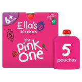 Ella's Kitchen Pink One baby food smoothie pouch 5x90g - British product