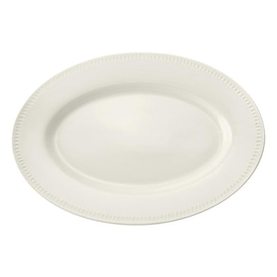 Plat de service ovale en grès Cranborne Mikasa 39 cm