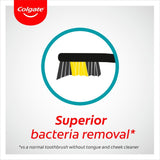 Colgate ZigZag Charcoal Medium manual toothbrush - British product