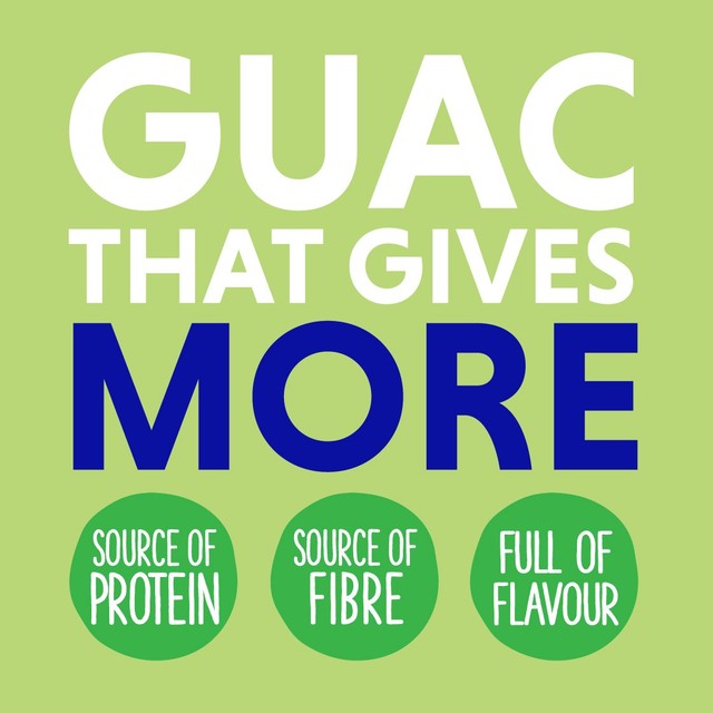Do Goodly smashed pea guacamole 150g, imported from the UK