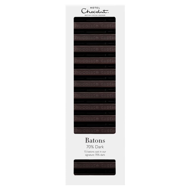 Hotel Chocolat 70% dark chocolate batons 120g, UK version