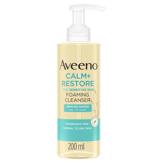 Aveeno foaming cleanser for sensitive skin 200ml - British product
