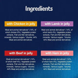 Felix wet cat food Meaty Selection in jelly, imported from the UK