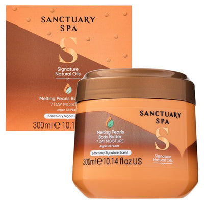 M&S Sanctuary Spa Signature Natural Oils Melting Pearls Body Butter 300ml- Buy online at McGrocer