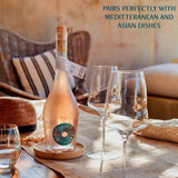 Castillo de Ibiza pale rosé wine 75cl - British product