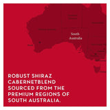 Penfolds Shiraz Cabernet red wine 75cl, imported from the UK