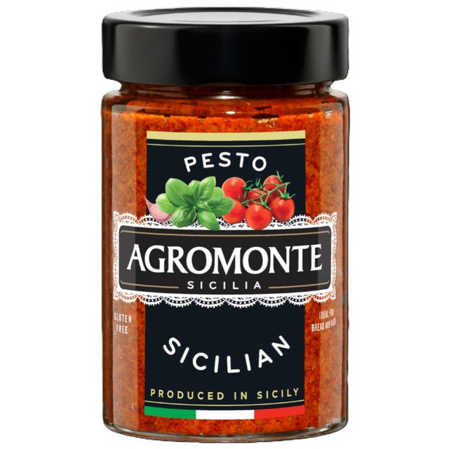 Agromonte Sicilian pesto in glass jar 100g (British brand)