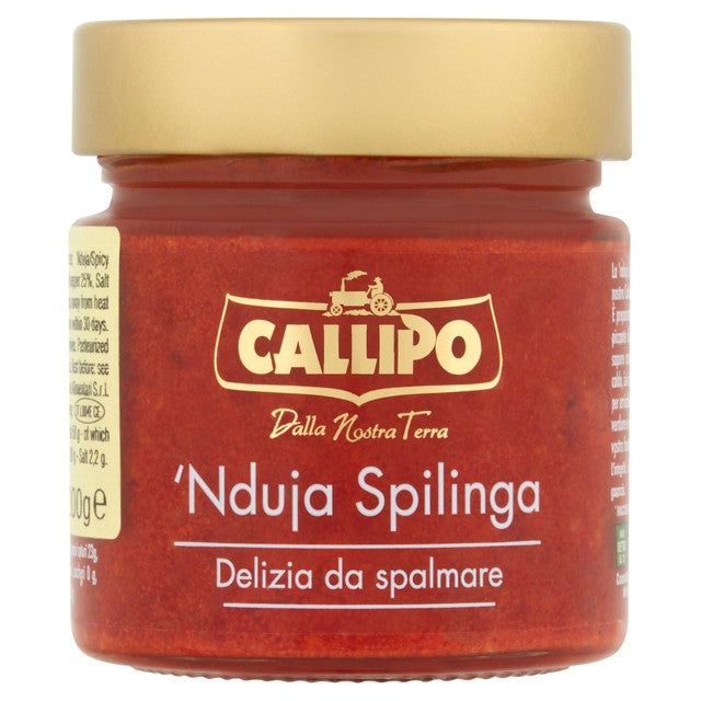 Callipo Nduja spicy spreadable salami 200g - British product