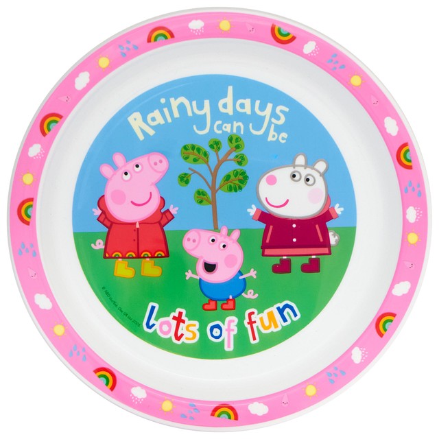 Peppa Pig Perfect Day 3 piece kids tableware set, imported from the UK