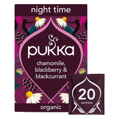 M&S Pukka Herbs Organic Night Time Berry Herbal Tea Bags x20- Buy online at McGrocer