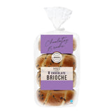 M&S chocolate chip brioche rolls 8 pack, imported from the UK