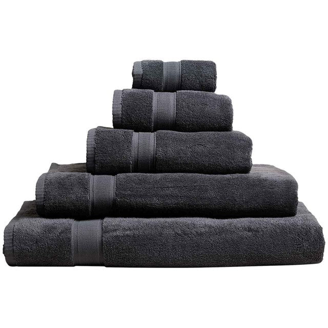 M&S face towels in Slate, imported from the UK