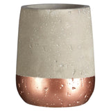 Premier Housewares Neptune Tumbler Concrete and Copper 250ml, imported from the UK