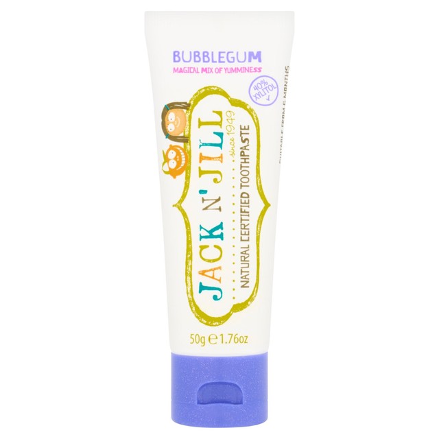 Jack N Jill toothpaste Bubblegum 50g, UK version