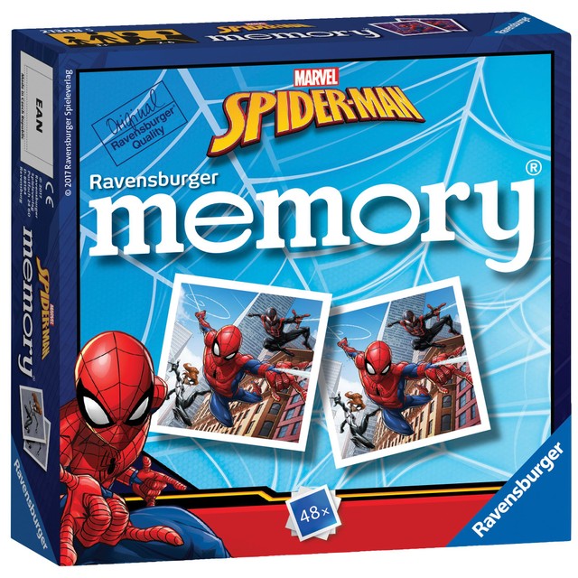 Marvel Spider-Man mini memory game (British brand)