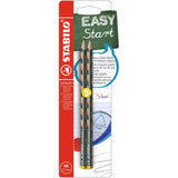 Stabilo Metallic Green left-handed triangular pencil pack of 2 (British brand)