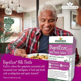 Natures Aid DigestEze milk thistle over-indulgence relief tablets 60 tablets, imported from the UK