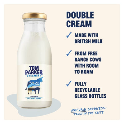 Tom Parker Fersk Pasteuriserte Dobbel Krem 250ml