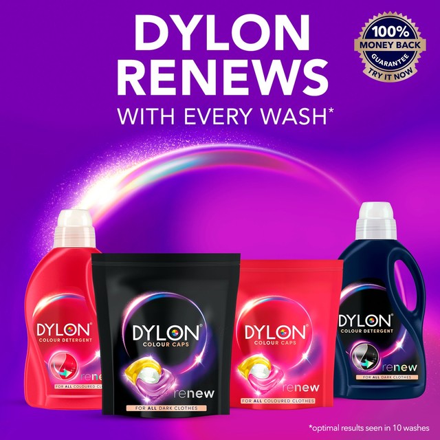 Dylon dark laundry detergent caps 40 caps - British product