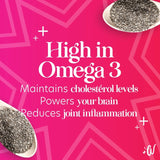 Whitworths Chia Seeds mild nutty flavour high in omega 3 (British brand)