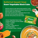 Knorr 20 vegetable stock cubes, imported from the UK