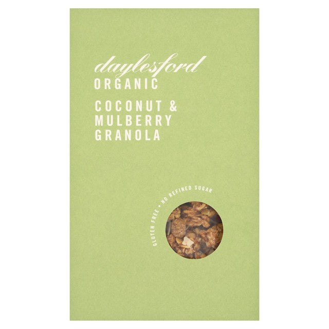 Daylesford Organic Coconut & Mulberry Granola 350g - British product