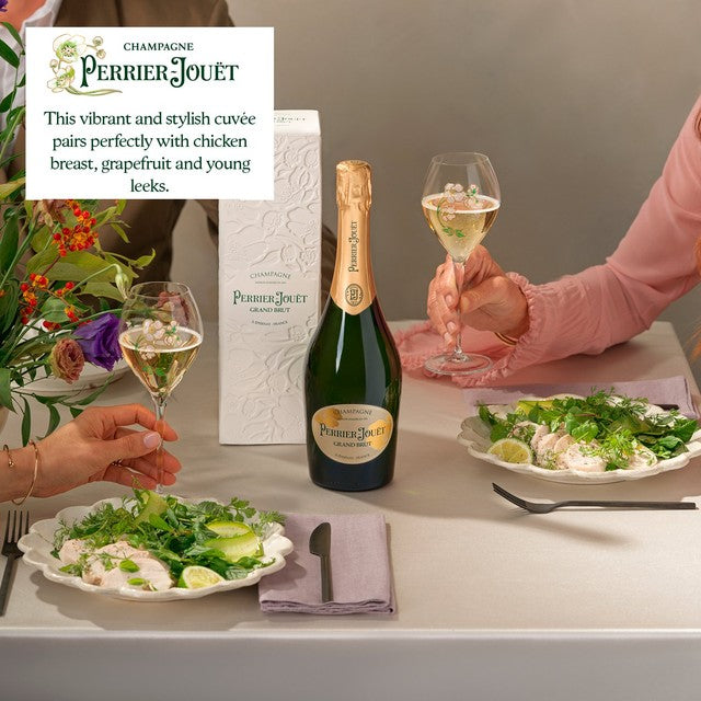 Perrier Jouet Grand Brut NV Champagne 75cl, imported from the UK