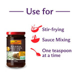Lee Kum Kee black bean and garlic sauce 205g, UK version