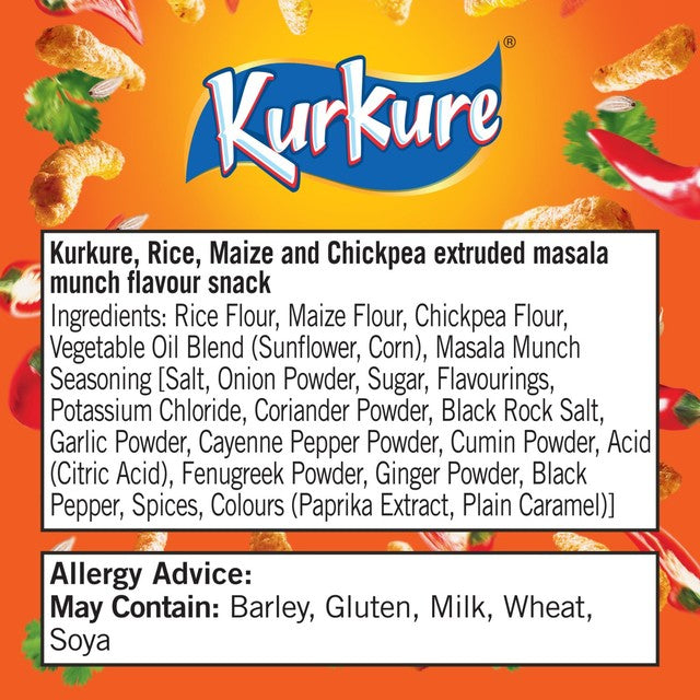 Kurkure Masala Munch sharing crisps 100g, UK version