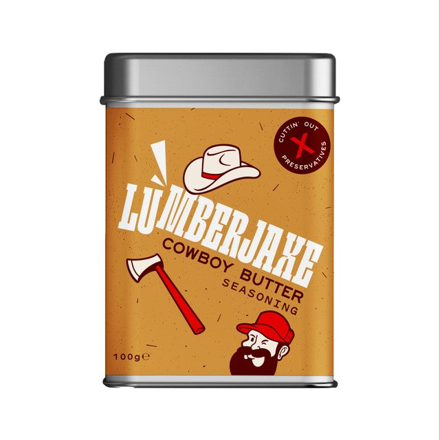 Lumberjaxe Cowboy Butter Seasoning 100g - British product
