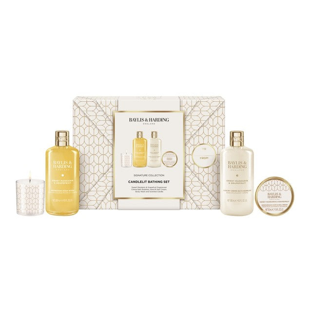 Baylis & Harding Sweet Mandarin & Grapefruit bathing gift set - British product