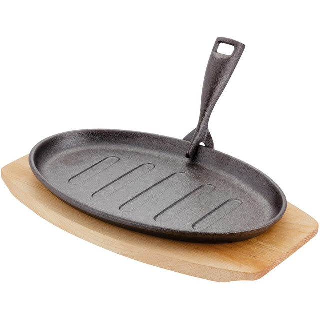 Judge Sizzle and Serve cast iron platter 26 x 17cm, imported from the UK