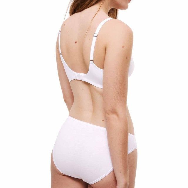 M&S cotton bikini knickers white size 8, imported from the UK