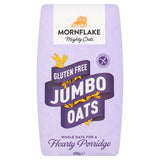 Mornflake gluten-free jumbo whole-rolled oats 600g bag, imported from the UK