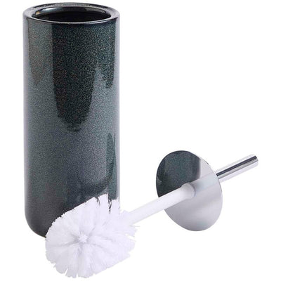 M&S Ceramic Glazed Toilet Brush Blue One Size