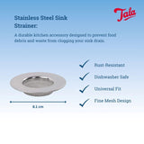 Tala household stainless steel sink strainer (British brand)