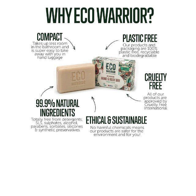 Little Soap Company Eco Warrior soap bar 100g - British product