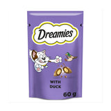 Dreamies cat treats with duck 60g - British product