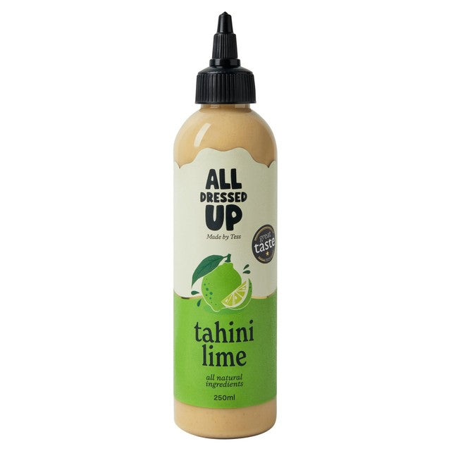 All Dressed Up Tahini & Lime salad dressing 250ml - British product