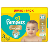 Pampers New Baby Nappies Size 3 Jumbo Pack, imported from the UK