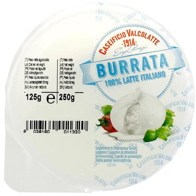 Valcolatte Burrata Cheese 125g
