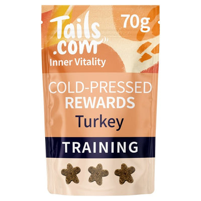 M&S Tails Inner Vitality Cold Pressed Rewards Turkey Dog Treats 70g- Buy online at McGrocer